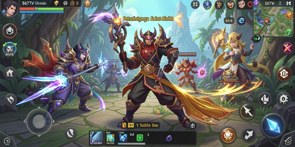 Gameplay seru dalam dunia MMORPG 567TV yang penuh petualangan.