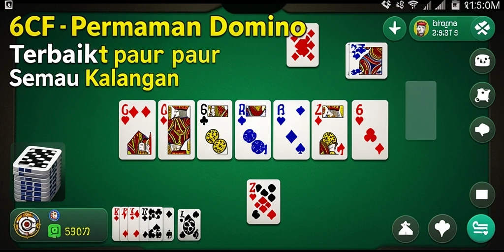 Tampilan gameplay seru dalam 6CF yang menampilkan Domino.