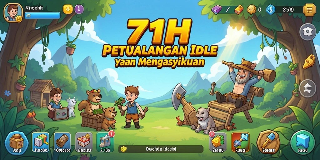 Menggambar pengalaman gameplay Idle yang menawan di 71H.