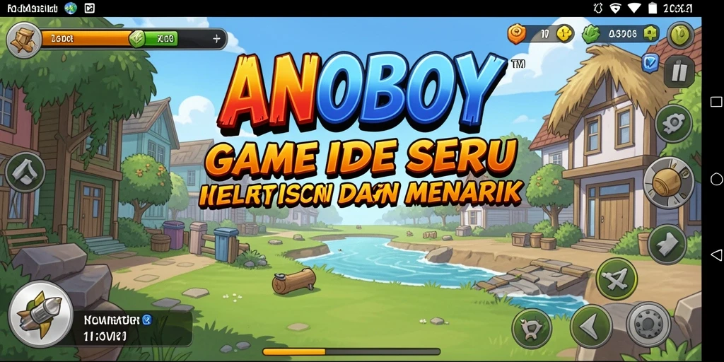 Tampilan gameplay ANOBOY yang menarik dan seru