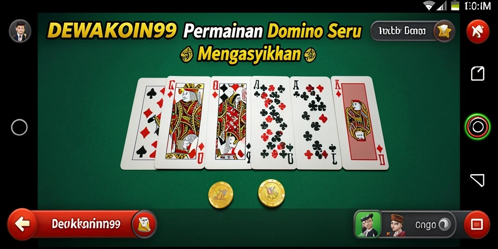 Screenshot gameplay DEWAKOIN99 dengan tampilan menarik dan interaksi yang seru.