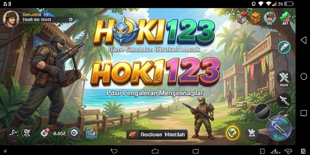 Tampilan gameplay menarik dari HOKI123 yang menggambarkan suasana Simulation.