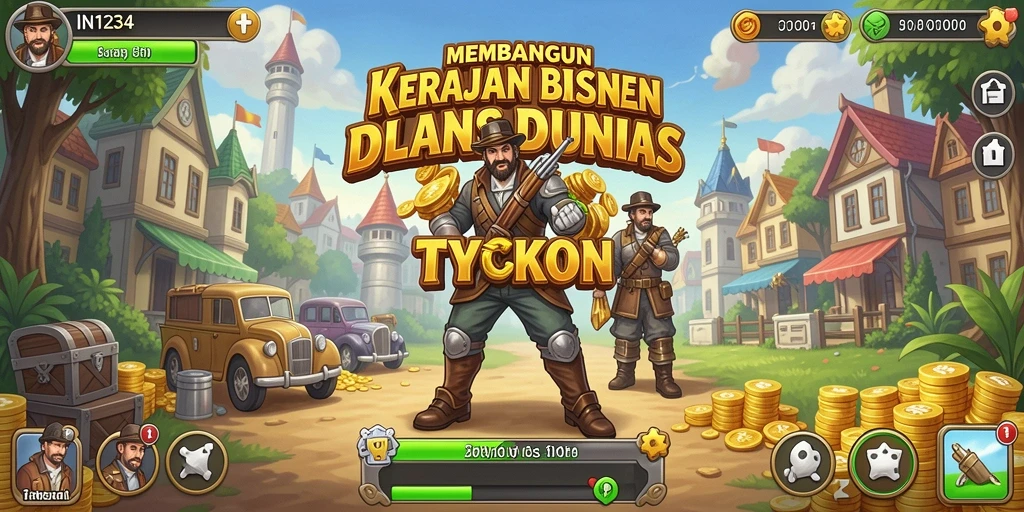 Gameplay menarik membangun bisnis di IN1234.