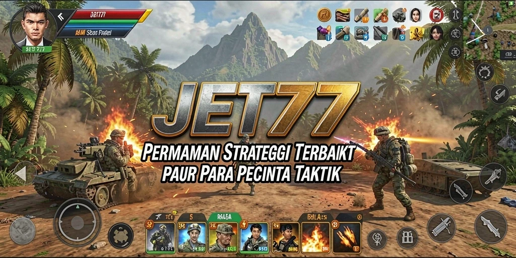 Tampilan gameplay seru di JET77 menunjukkan taktik efekif.