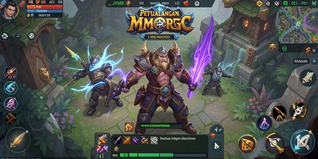 Gameplay menarik dalam dunia fantasi MMORPG JVS88.