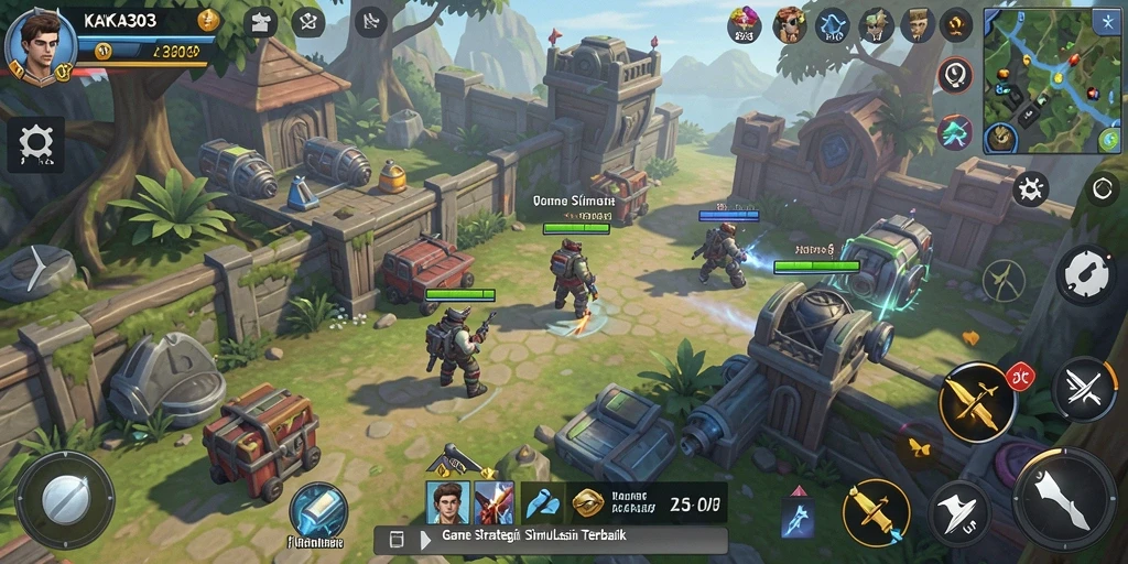 Tampilan menarik gameplay KAKA303 dengan strategi SLG yang mendalam.