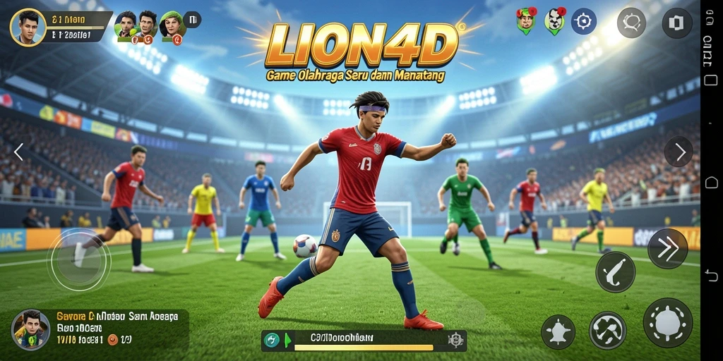 Tampilan gameplay LION4D yang menarik dan penuh aksi.