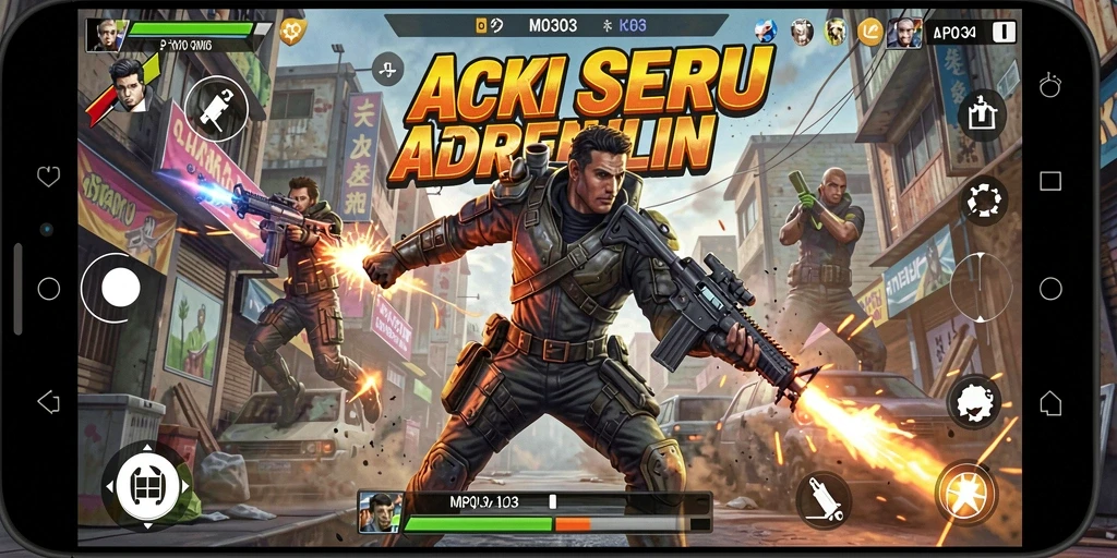Screenshot MPO303 menampilkan aksi gameplay yang mendebarkan dan grafis yang menawan.