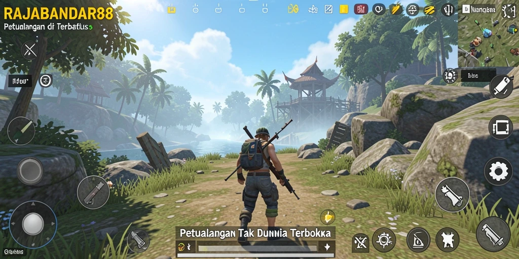 Tampilan menakjubkan dari dunia terbuka RAJABANDAR88.