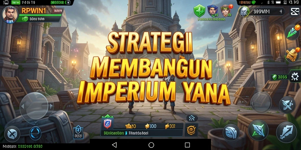 Screenshot dari gameplay RPWIN1 dengan tampilan strategis yang menarik.
