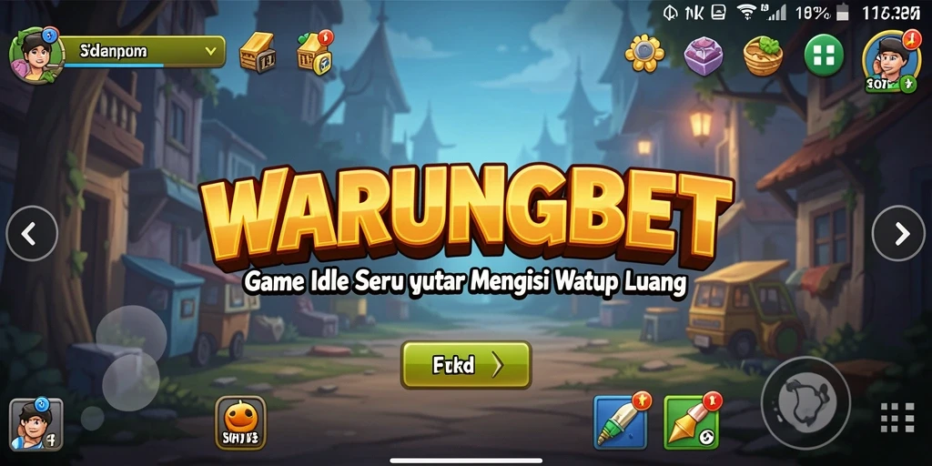 Tangkapan layar gameplay <strong>WARUNGBET</strong> menunjukkan aksi Idle yang seru dan menghibur.